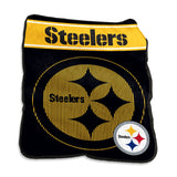 Pittsburgh Steelers Blanket 60x80 Raschel Throw-0
