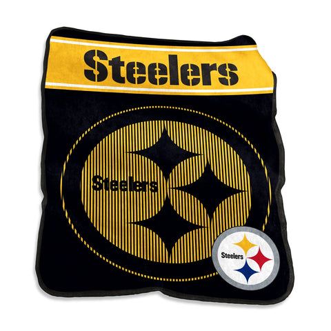 Pittsburgh Steelers Blanket 60x80 Raschel Throw-0
