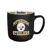 Pittsburgh Steelers Coffee Mug 15oz Stripe Design-0