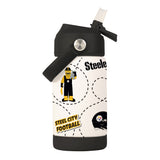 Pittsburgh Steelers Kids Bottle 12oz Stainless Steel Mascot-0