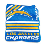 Los Angeles Chargers Blanket 50x60 Raschel Throw-0