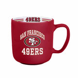 San Francisco 49ers Coffee Mug 15oz Stripe Design-0