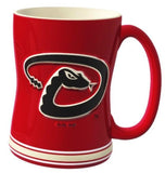 Arizona Diamondbacks Coffee Mug 14oz Sculpted Relief Team Color - Special Order-0