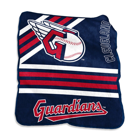 Cleveland Guardians Blanket 50x60 Raschel Throw-0