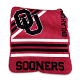 Oklahoma Sooners Blanket 50x60 Raschel Throw-0