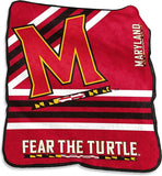 Maryland Terrapins Blanket 50x60 Raschel Throw-0
