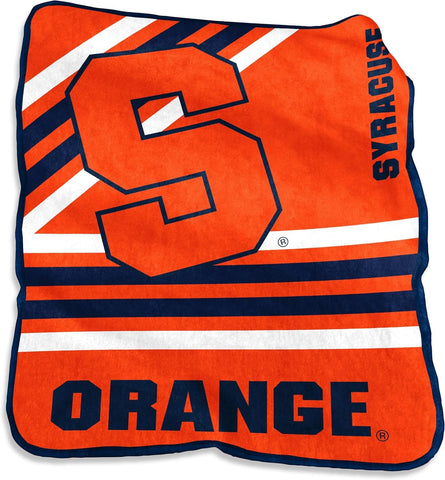 Syracuse Orange Blanket 50x60 Raschel Throw-0
