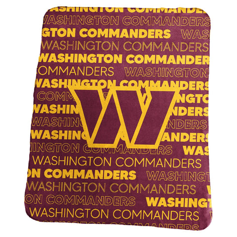Washington Commanders Blanket 50x60 Fleece Classic-0