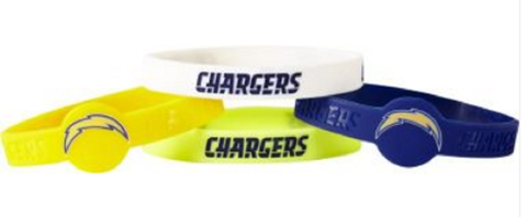 Los Angeles Chargers Bracelets 4 Pack Silicone-0
