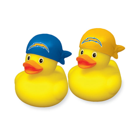Los Angeles Chargers Rubber Duck 2 Pack Set-0