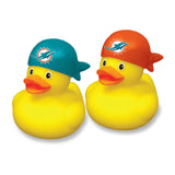 Miami Dolphins Rubber Duck 2 Pack Set-0