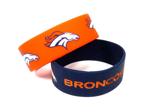 Denver Broncos Bracelets 2 Pack Wide-0