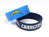 Los Angeles Chargers Bracelets 2 Pack Wide-0