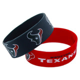 Houston Texans Bracelets 2 Pack Wide-0