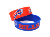 Buffalo Bills Bracelets 2 Pack Wide-0