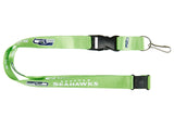 Seattle Seahawks Lanyard Lime Green-0