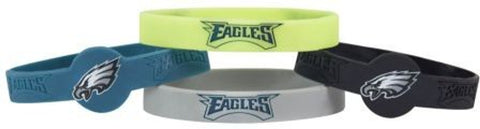 Philadelphia Eagles Bracelets 4 Pack Silicone-0