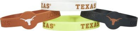 Texas Longhorns Bracelets - 4 Pack Silicone - Special Order-0