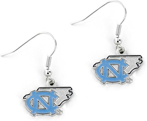 North Carolina Tar Heels Earrings State Design-0