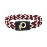 Washington Redskins Bracelet Braided Maroon and White-0