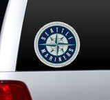 Seattle Mariners Window Film 12 Inch Die Cut-0