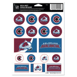 Colorado Avalanche Decal Sheet 5x7 Vinyl-0