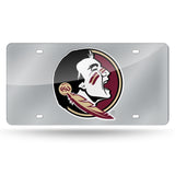 Florida State Seminoles License Plate Laser Cut Silver-0