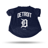 Detroit Tigers Pet Tee Shirt Size L-0