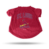 St. Louis Cardinals Pet Tee Shirt Size L-0