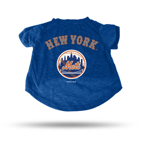 New York Mets Pet Tee Shirt Size XL-0