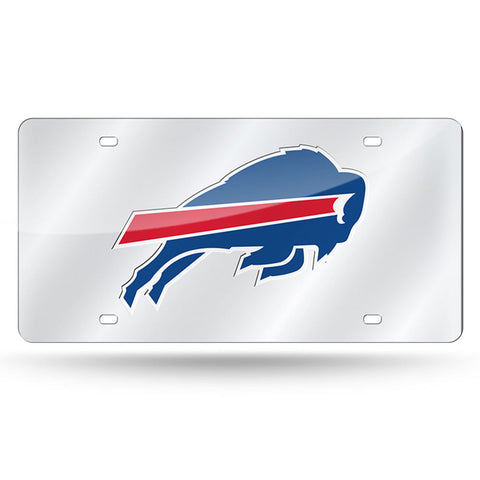 Buffalo Bills License Plate Laser Cut Silver-0