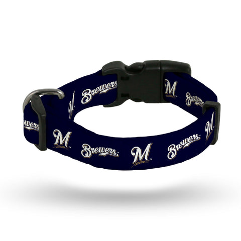 Milwaukee Brewers Pet Collar Size L-0