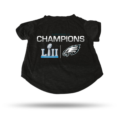Philadelphia Eagles Pet T-Shirt Size Small Super Bowl 52 Champs-0