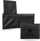 Dallas Cowboys Wallet Billfold Laser Engraved Black - Special Order-0