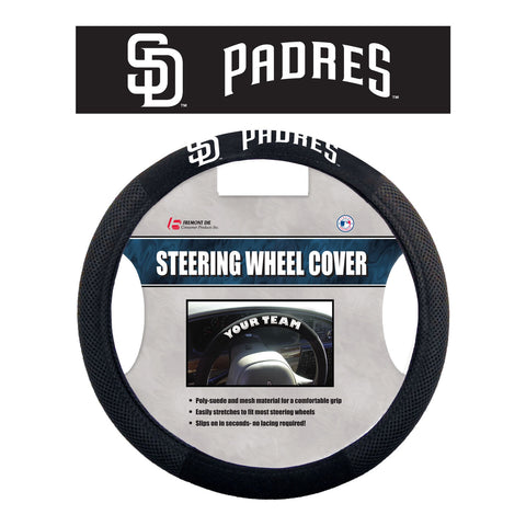 San Diego Padres Steering Wheel Cover Mesh Style CO-0