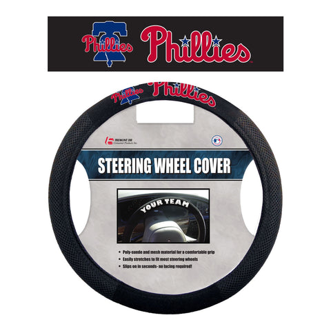 Philadelphia Phillies Steering Wheel Cover Mesh Style Alternate CO-0