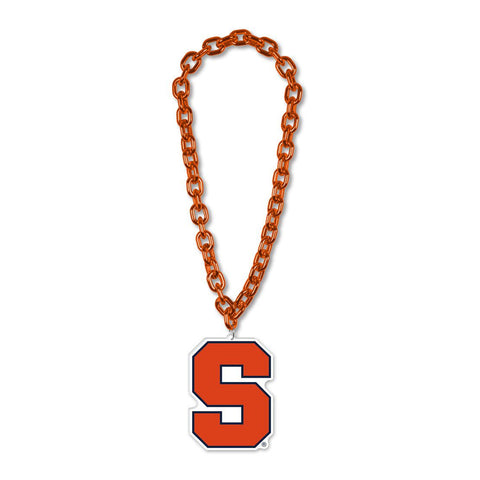 Syracuse Orange Necklace Big Fan Chain-0