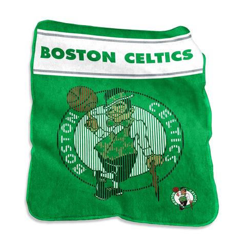 Boston Celtics Blanket 60x80 Raschel Throw-0