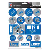 Detroit Lions Decal Sheet 5x7 Vinyl-0