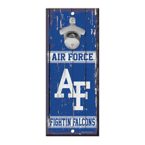 Air Force Falcons Sign Wood 5x11 Bottle Opener Alternate-0