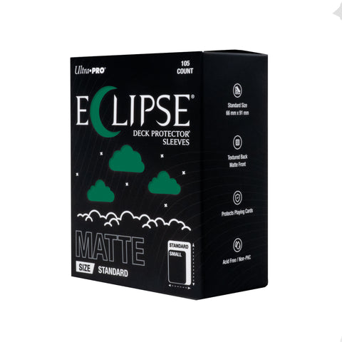 Eclipse Matte Standard Deck Protector Sleeves 105 Pack Royal Purple-0