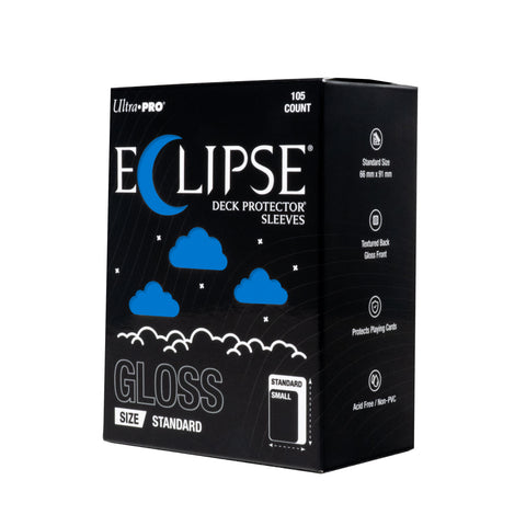 Eclipse Gloss Standard Deck Protector Sleeves 105 Pack Pacific Blue-0