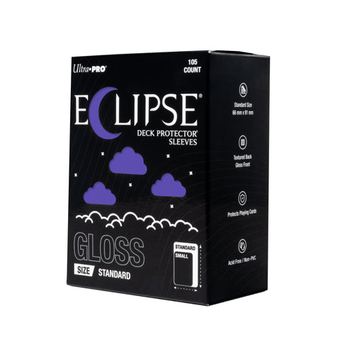 Eclipse Gloss Standard Deck Protector Sleeves 105 Pack Royal Purple-0