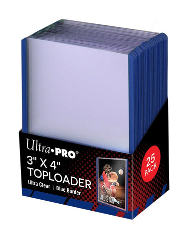 Toploader - 3x4 Blue (25 per pack)-0
