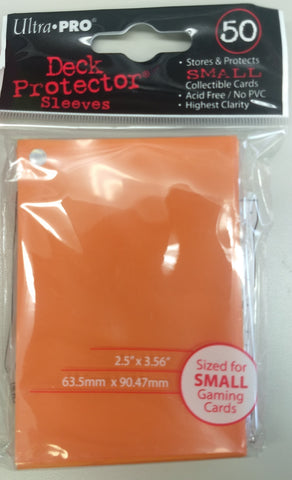 Deck Protectors, Small Size- Orange (One Pack of 60)-0