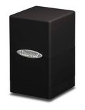 Satin Tower Deck Box - Black-0