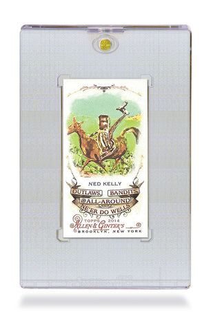 One Touch UV Card Holder with Magnet Closure - Tobacco-0