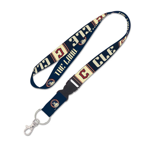 Cleveland Guardians Lanyard with Detachable Buckle City Connect - Special Order-0