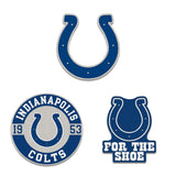 Indianapolis Colts Enamel Pin Set 3 Piece-0