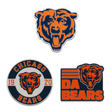 Chicago Bears Enamel Pin Set 3 Piece-0